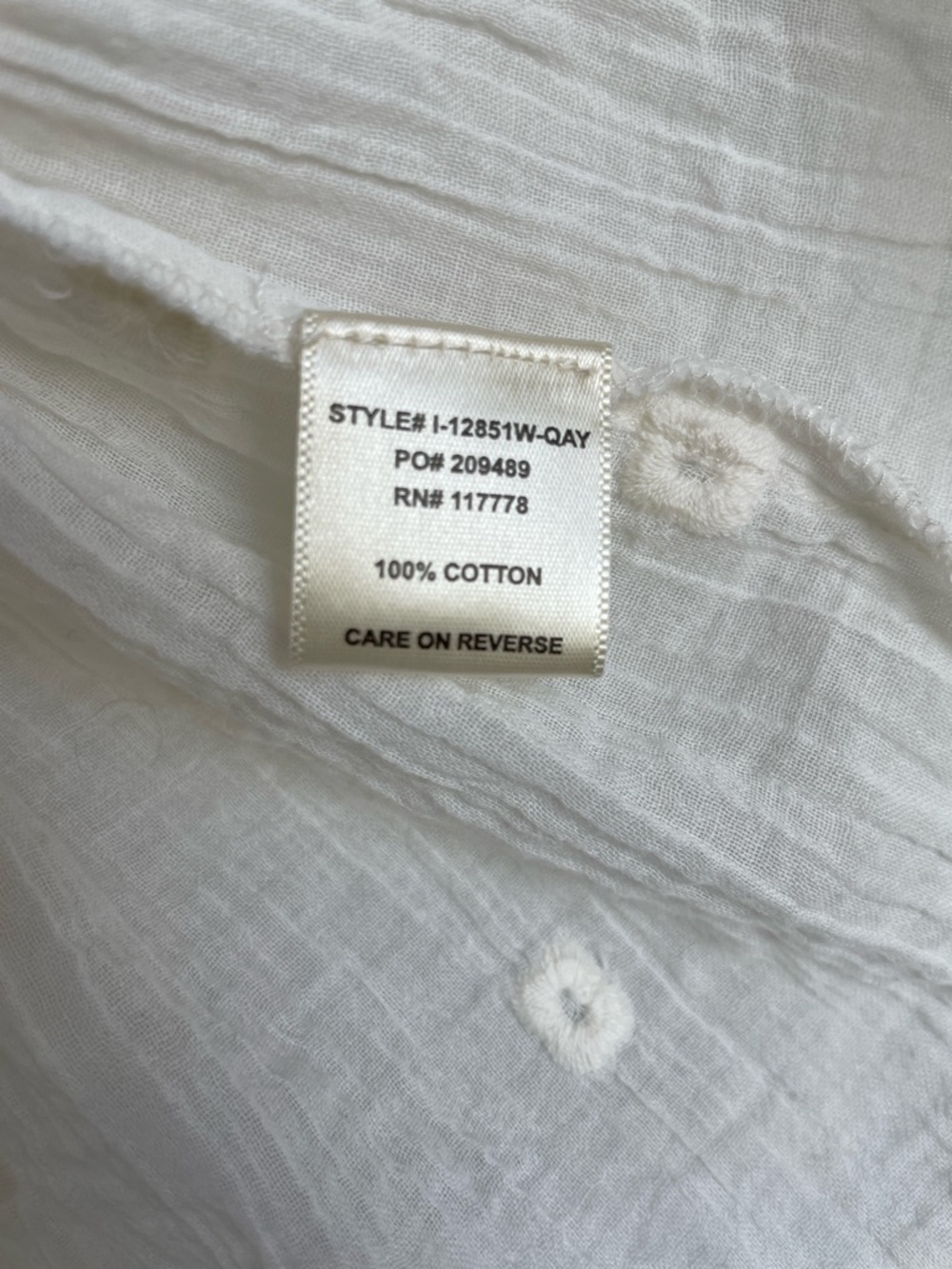 lovestitch Cream Layered Off-Shoulder Blouse - Picture 13 of 13